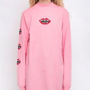 LAZY OAF pink dress oversized